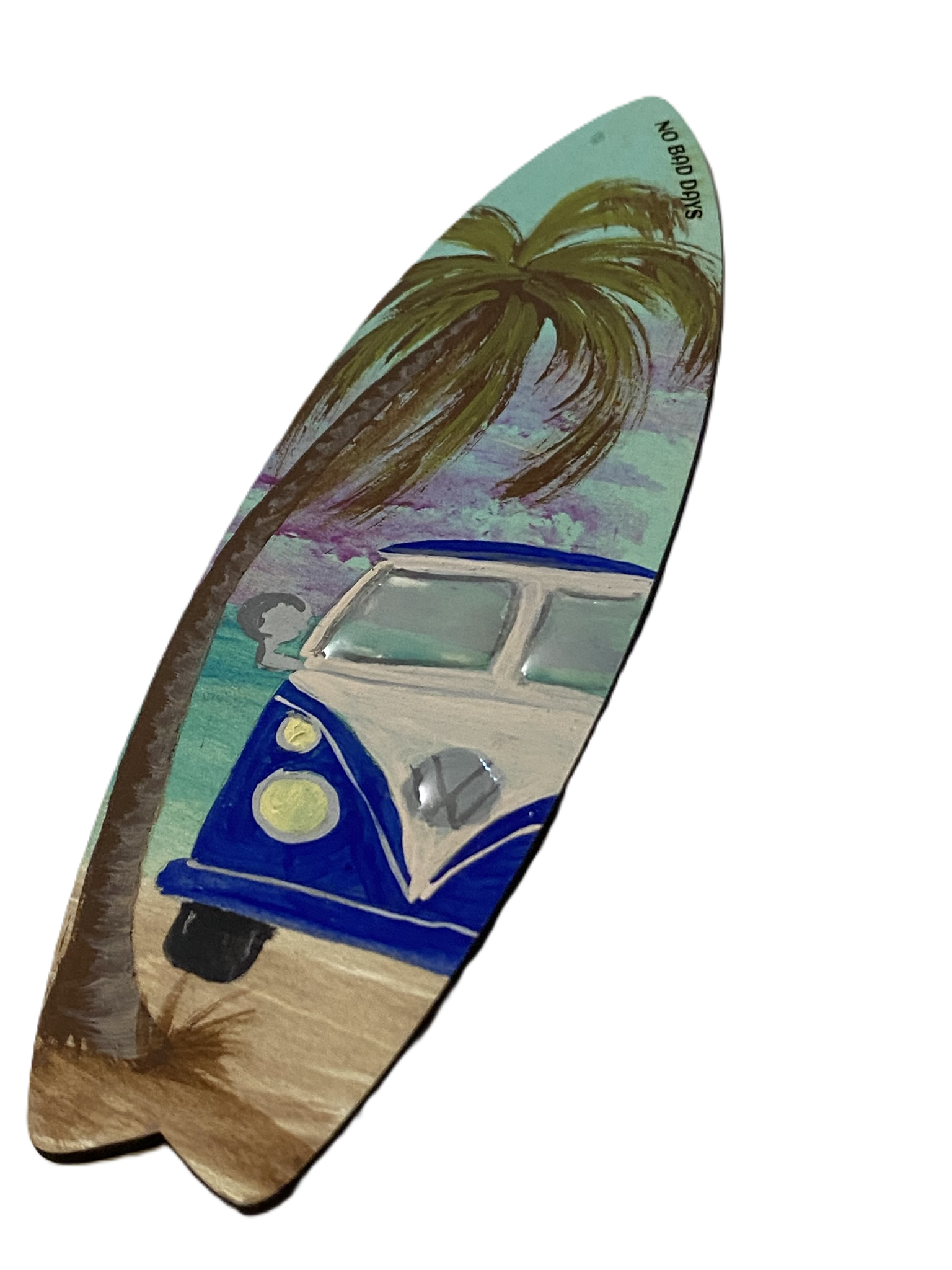 Surfboard Magnet — Cobalt Blue