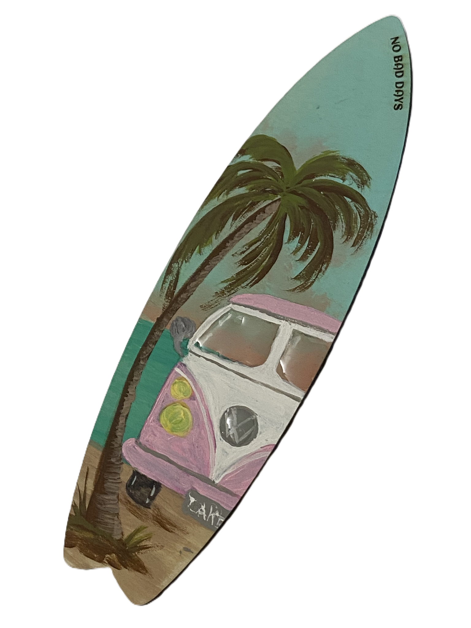 Surfboard Magnet — Pink Parfait